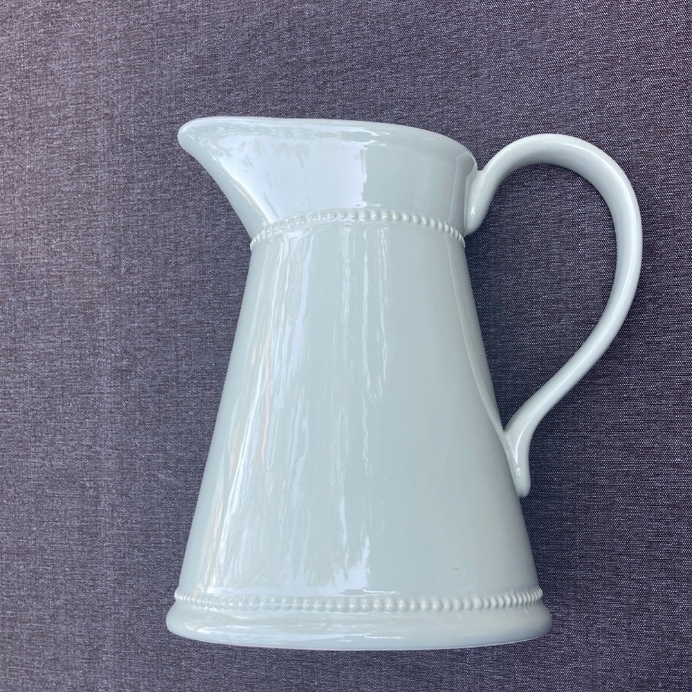 Green Earthenware Jug
